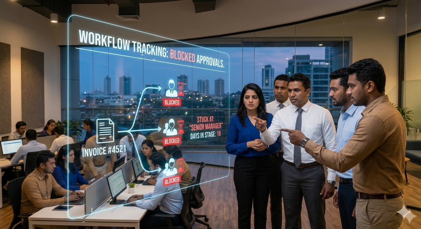 අතින් සිදුකරන අනුමැතීන් නිසා සිදුවන සැඟවුණු පිරිවැය (The Hidden Cost of Manual Approvals)