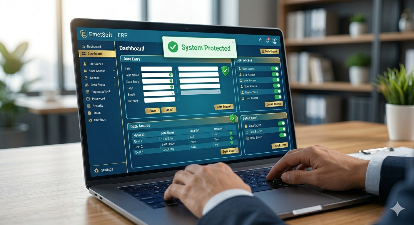Secure ERP Dashboard