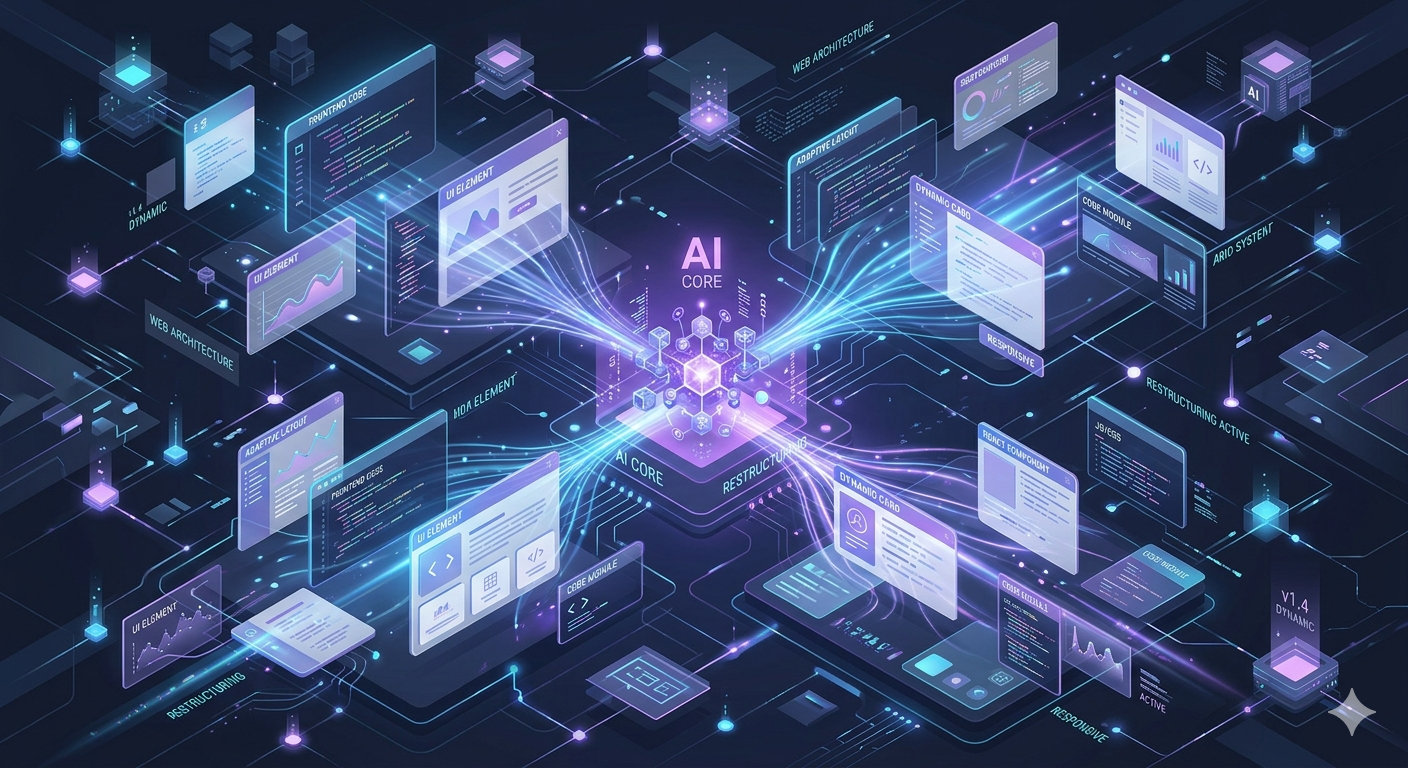 EmetSoft interconnected smart cloud infrastructure illustration