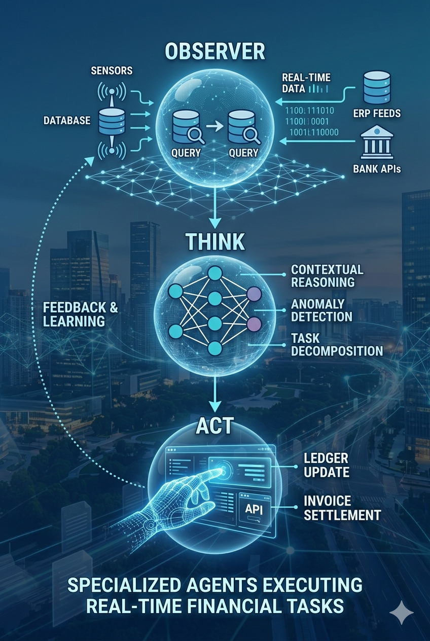 Observer Think Act Workflow
