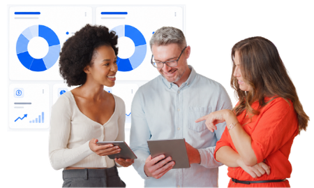 Woman using Emet Finance