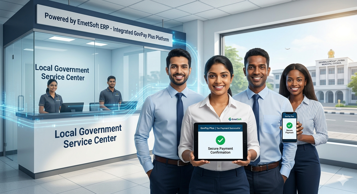 Pioneering Public Finance: EmetSoft Becomes the First ERP to Fully Integrate with LankaPay GovPay+ APIs