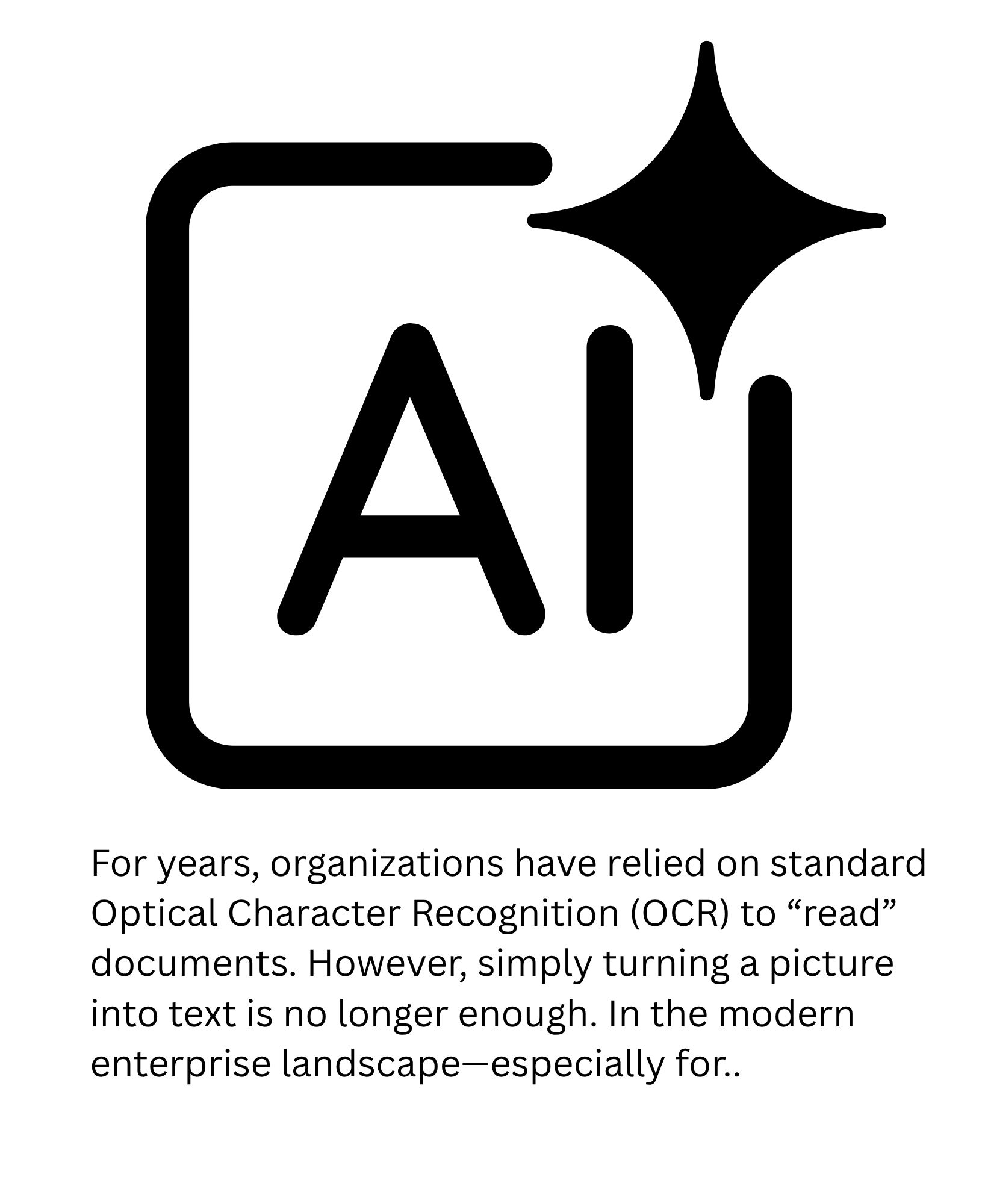 AI autonomous document processing report