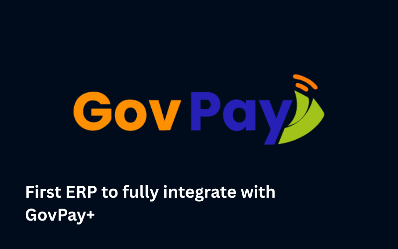 First ERP to fully integrate with GovPay+
